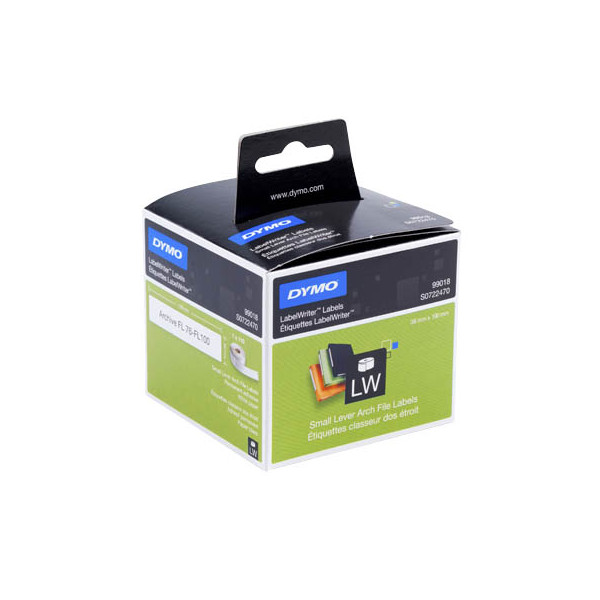 5411313990189 - DYMO Original LabelWriter-Ordner-Etiketten | 38 mm x 190 mm | Rolle mit 110 leicht ablösbaren Etikettenband | selbstklebend | für LabelWriter Etikettendrucker und Beschriftungsgerät