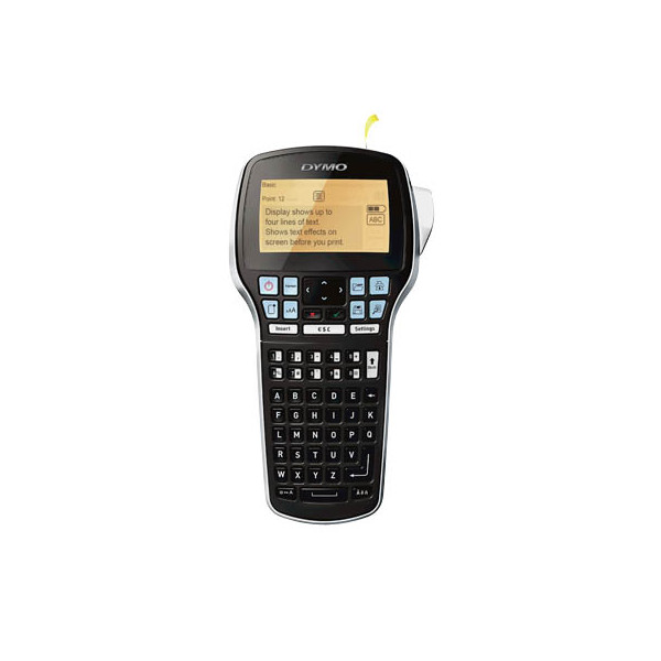 3501170915448 - DYMO LabelManager 420P Hochleistungs Beschriftungsgerät | Tragbares Etikettiergerät mit ABC-Tastatur & PC Mac-Schnittstelle | für D1 Etiketten in 6 9 12 19 mm Breite