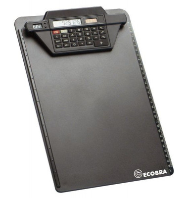 Klemmbrett 792250 A4 schwarz Kunststoff mit Taschenrechner