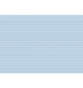 Karteikarten 10818S A5 liniert 205g blau