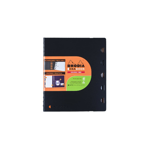 3037921321423 - Schreibmappe Exabook schwarz 24x315cm 80 Bl 3037921321423 Exacompta