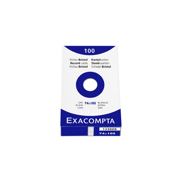 3130630105008 - Karteikarten 10500SE weiß A7 blanko 205g  3130630105008 100 Stück