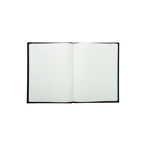 3130630004134 - Geschäftsbuch 413E schwarz A4 kariert 110g 150 Blatt   300 Seiten paginiert 3130630004134 Exacompta