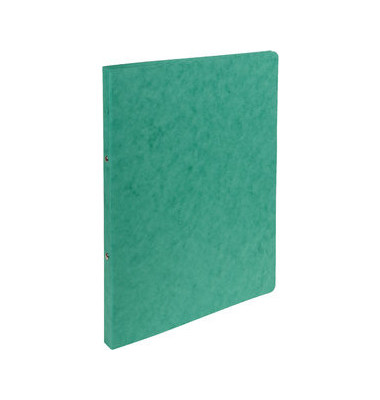 Ringbuch ohne 54253E, A4 2 Ringe 15mm Ring-Ø Karton grün