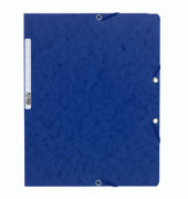 Eckspannmappe 5512E, A4 blau Karton 400g, f&uuml;r ca. 250 Blatt