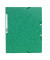 Eckspannmappe 5513E, A4 gr&uuml;n Karton 400g