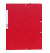 Eckspannmappe 5515E, A4 rot Karton 400g