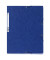Eckspannmappe 55502E, A4 blau Karton 400g, mit 3 Einschlagklappen