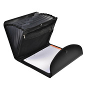 F&auml;chermappe Exafolio 55834E, schwarz, A4, 7 F&auml;cher