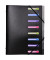 Ordnungsmappe Opak - Serie 56181E, 8-teilig blanko, schwarz, A4, 8 F&auml;cher