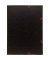Eckspannmappe 59502E, A3 schwarz Karton 600g, mit 3 Einschlagklappen