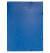 Eckspannmappe Nature Future 59507E, A3 blau Karton 600g, f&uuml;r ca. 100 Blatt, mit 3 Einschlagklappen