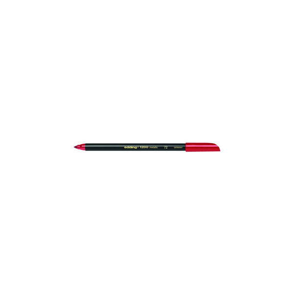 10 Stück Edding Faserschreiber 1200 color pen metallic rot 1-3 mm 4004764926183 Edding