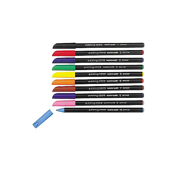 4004764875160 - Faserschreiber 1200 10er-Etui farbig sortiert 05-1 mm 4004764875160 10 Stück