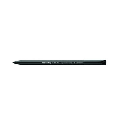 Faserschreiber 1200 schwarz 0,5-1 mm