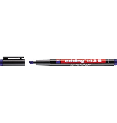 Folienstift, 143 003, blau, 1-3mm, Keilspitze