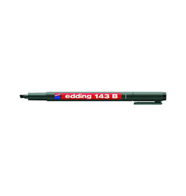 Folienstift, 4-143001, schwarz, 1-3mm, Keilspitze