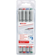 Folienstifte-Set, 150S/4S, 4-farbig sortiert, 0,3mm, Rundspitze