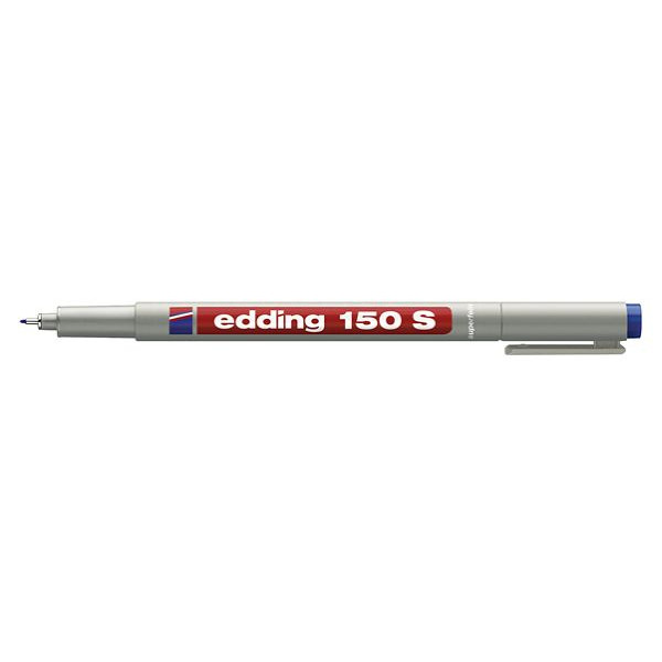 4004764003303 - Folienstift 150 s 150 s 03mm blau nicht dokumentenecht - Edding