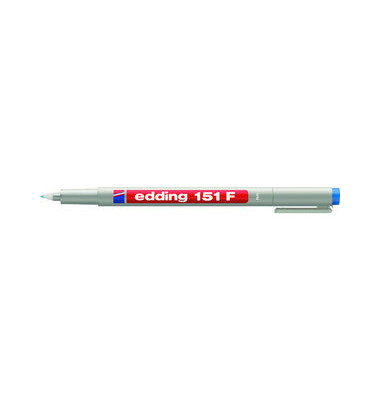 Folienstift 151 F blau 0,6 mm non-permanent