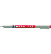 Folienstift 151 F rot 0,6 mm non-permanent