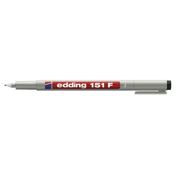 4004764007387 - Folienstift 151 F schwarz 06 mm non-permanent 4004764007387 Edding