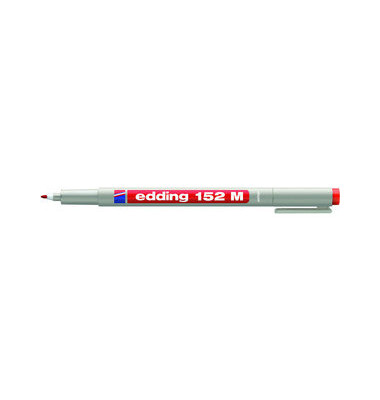 Folienstift 152 M rot 1,0 mm non-permanent