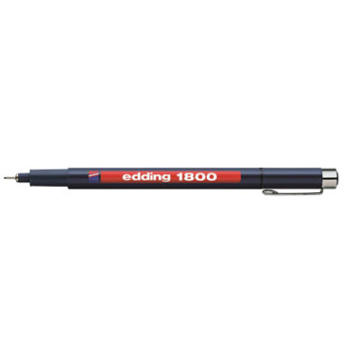 Fineliner 1800 profipen, 1800-01-001, dunkelblau (Schreibfarbe: schwarz), 0,25mm
