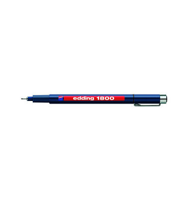 Fineliner 1800 profipen, 1800-07-001, dunkelblau (Schreibfarbe: schwarz), 0,7mm