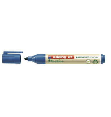 Permanentmarker 21 EcoLine, 4-21003, St&uuml;ck, blau, 1,5-3mm Rundspitze