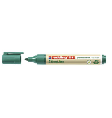 Permanentmarker 21 EcoLine, 4-21004, St&uuml;ck, gr&uuml;n, 1,5-3mm Rundspitze