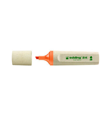 Textmarker 24 EcoLine orange 2-5mm Keilspitze