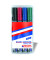 Boardmarker-Set 250, 4-250-4, Etui, rot, blau, gr&uuml;n, schwarz, 1,5-3mm Rundspitze