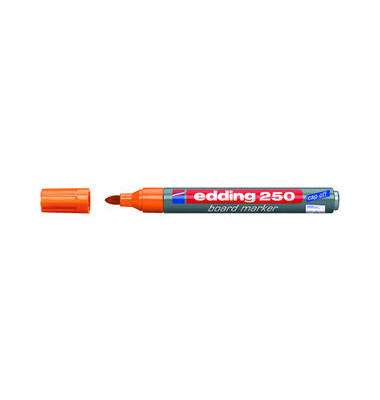Edding Boardmarker 250 Orange 1 5 3mm Rundspitze Burobedarf