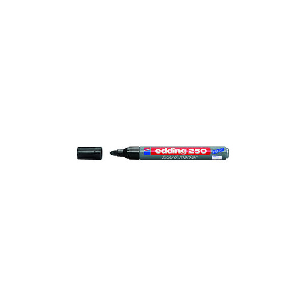 4004764012916 - 4-250001 Whiteboardmarker 250 schwarz Strichbreite 15-3 mm Rundspitze - Edding