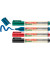 Boardmarker-Set 29 Ecoline, 4-29-4, Etui, rot, blau, gr&uuml;n, schwarz, 1-5mm Keilspitze