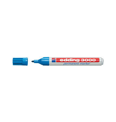 Permanentmarker 3000 hellblau 1,5-3mm Rundspitze Permanentmarker 3000 hellblau 1,5-3mm Rundspitze