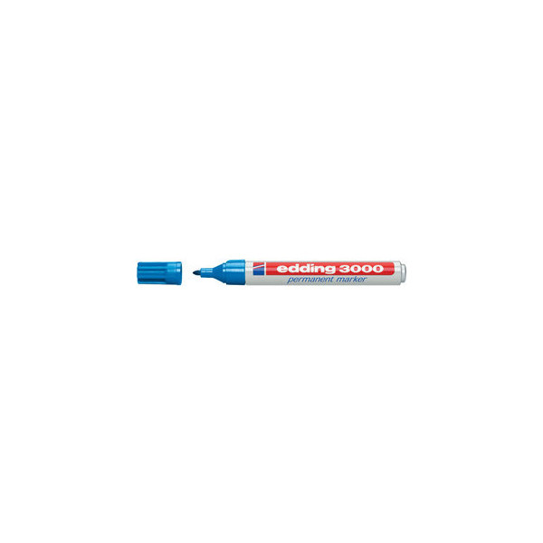 4004764008056 - Permanentmarker 3000 hellblau 15-3mm Rundspitze 4004764008056 Edding