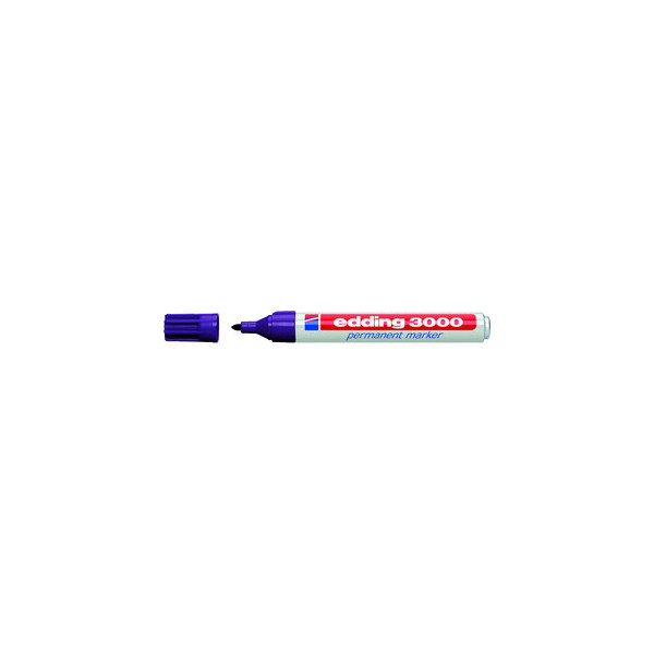 4004764008032 - Permanentmarker 3000 15-3mm violett 3000 15-3mm violett Schreibfarbe violett - Edding