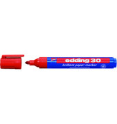Permanentmarker 30 brilliant paper marker, 30-002, St&uuml;ck, rot, 1,5-3mm Rundspitze