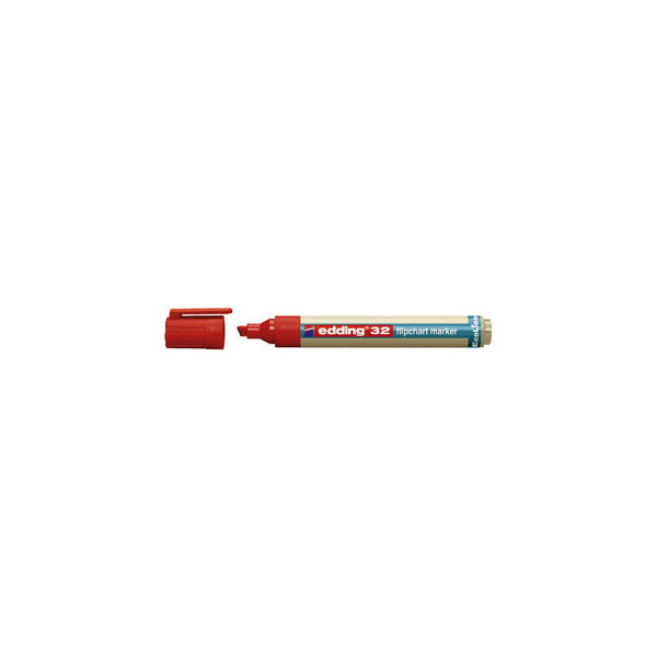 4004764946952 - Flipchartmarker 32 Ecoline 32-002 Stift rot 1-5mm Keilspitze 4004764946952 Edding