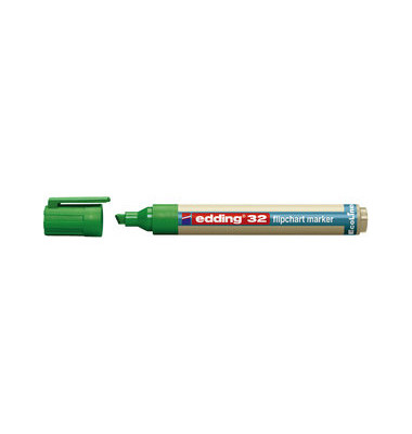 Flipchartmarker EcoLine 32 grün 1-5mm Keilspitze