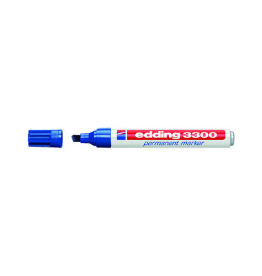 Permanentmarker 3300, 4-3300003, St&uuml;ck, blau, 1-5mm Keilspitze