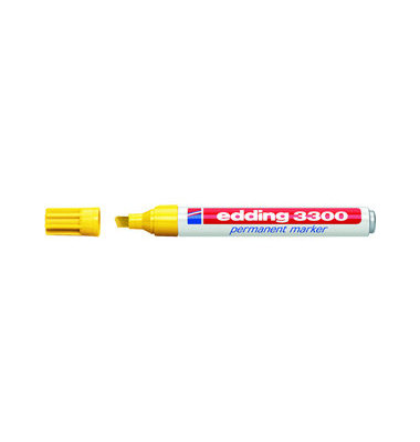 Permanentmarker 3300, 4-3300005, St&uuml;ck, gelb, 1-5mm Keilspitze