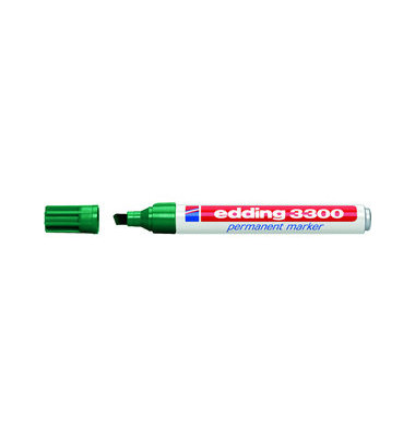 Permanentmarker 3300, 4-3300004, St&uuml;ck, gr&uuml;n, 1-5mm Keilspitze