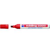 Permanentmarker 3300, 4-3300002, St&uuml;ck, rot, 1-5mm Keilspitze