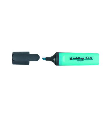 Textmarker Highlighter, 345-010, hellblau, 2-5mm Keilspitze