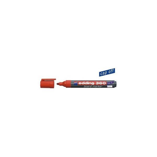 4004764391264 - 4-360002 Whiteboardmarker 360 rot Strichbreite 15-3 mm Rundspitze - Edding