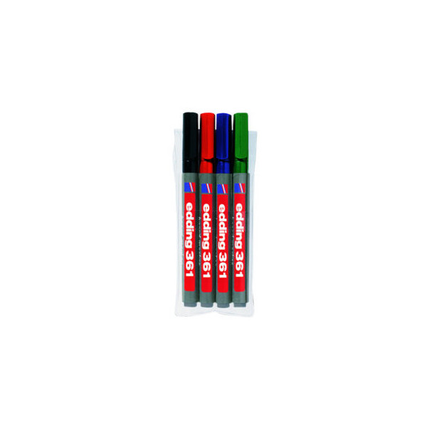 4004764109265 - Boardmarker-Set 361 4-361-4S Etui 4-farbig sortiert 1mm Rundspitze 4004764109265 4 Stück 4004764109265 - Boardmarker-Set 361 4-361-4S Etui 4-farbig sortiert 1mm Rundspitze 4004764109265 4 Stück