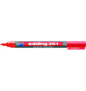 Boardmarker 361, 4-361002, Stift, rot, 1mm Rundspitze